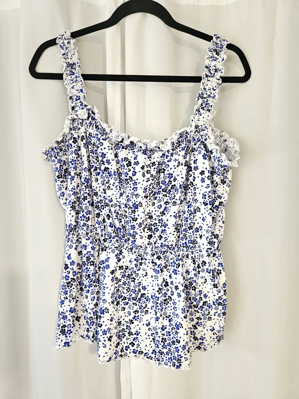 🤍 Wrangler Floral Tank Top – Size XL 💙